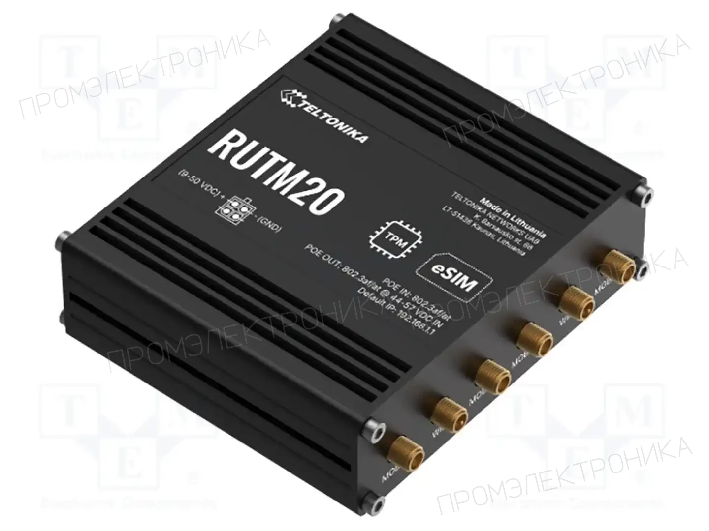 TELTONIKA RUTM20100000 — Модули M2M (GPRS/LTE/5G)