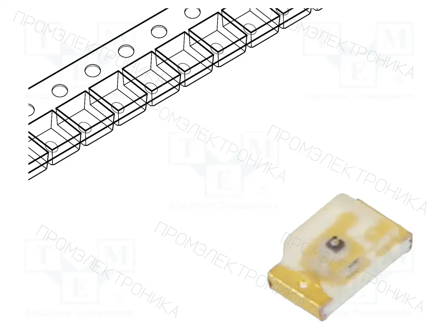 EVERLIGHT 19-213/GHC-XS1T1N/5T — Светодиоды SMD цветные