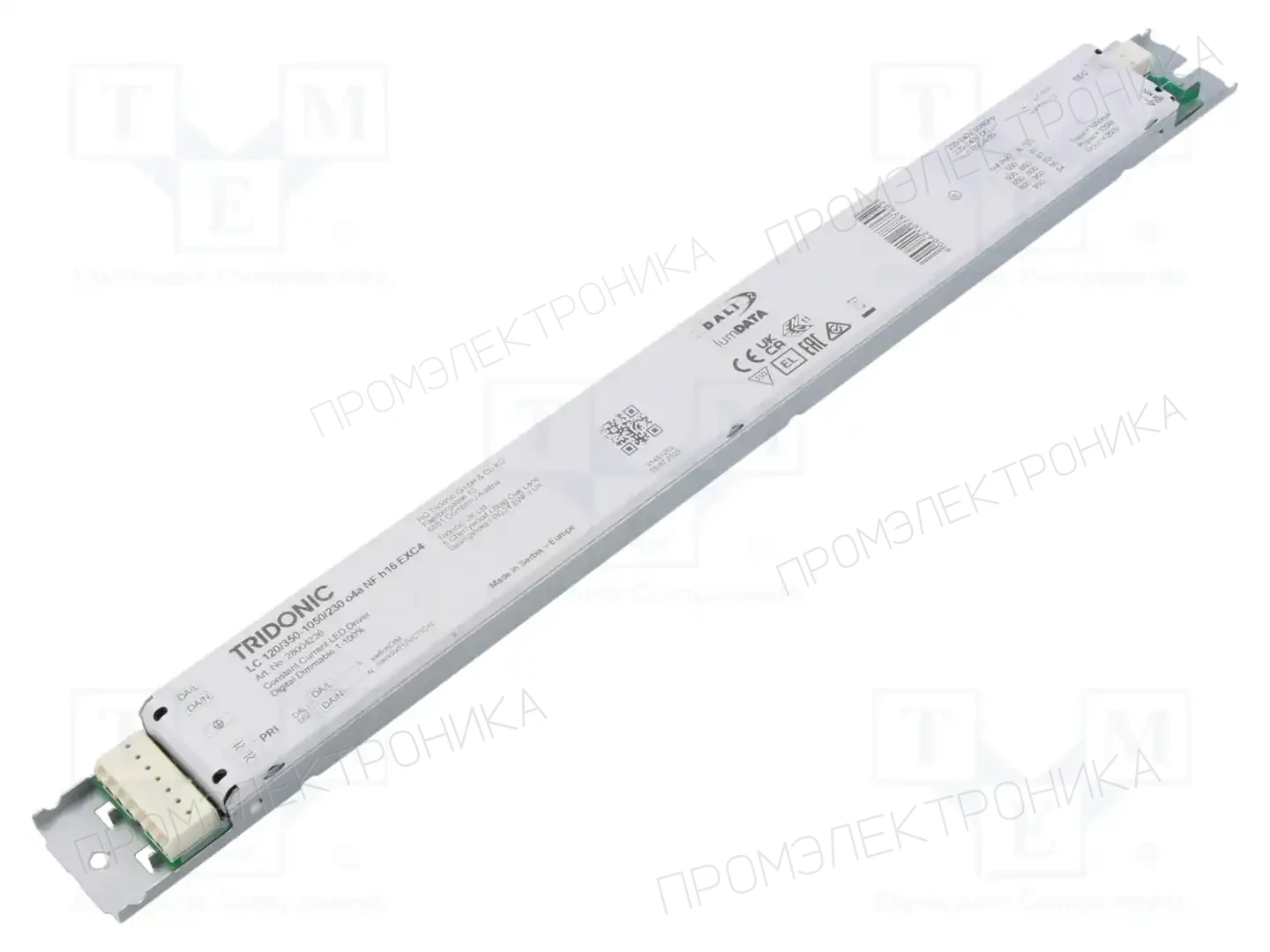 TRIDONIC LC 120/350-1050/230 O4A NF H16 EXC4 — Блоки питания для LED