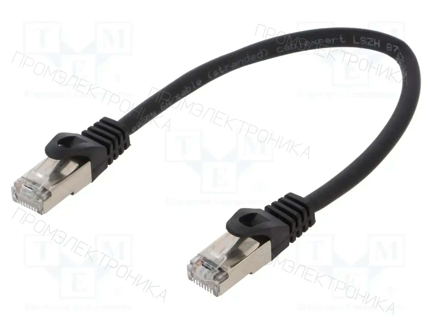 GEMBIRD PP6A-LSZHCU-BK-0.25M — Кабели и адаптеры RJ45