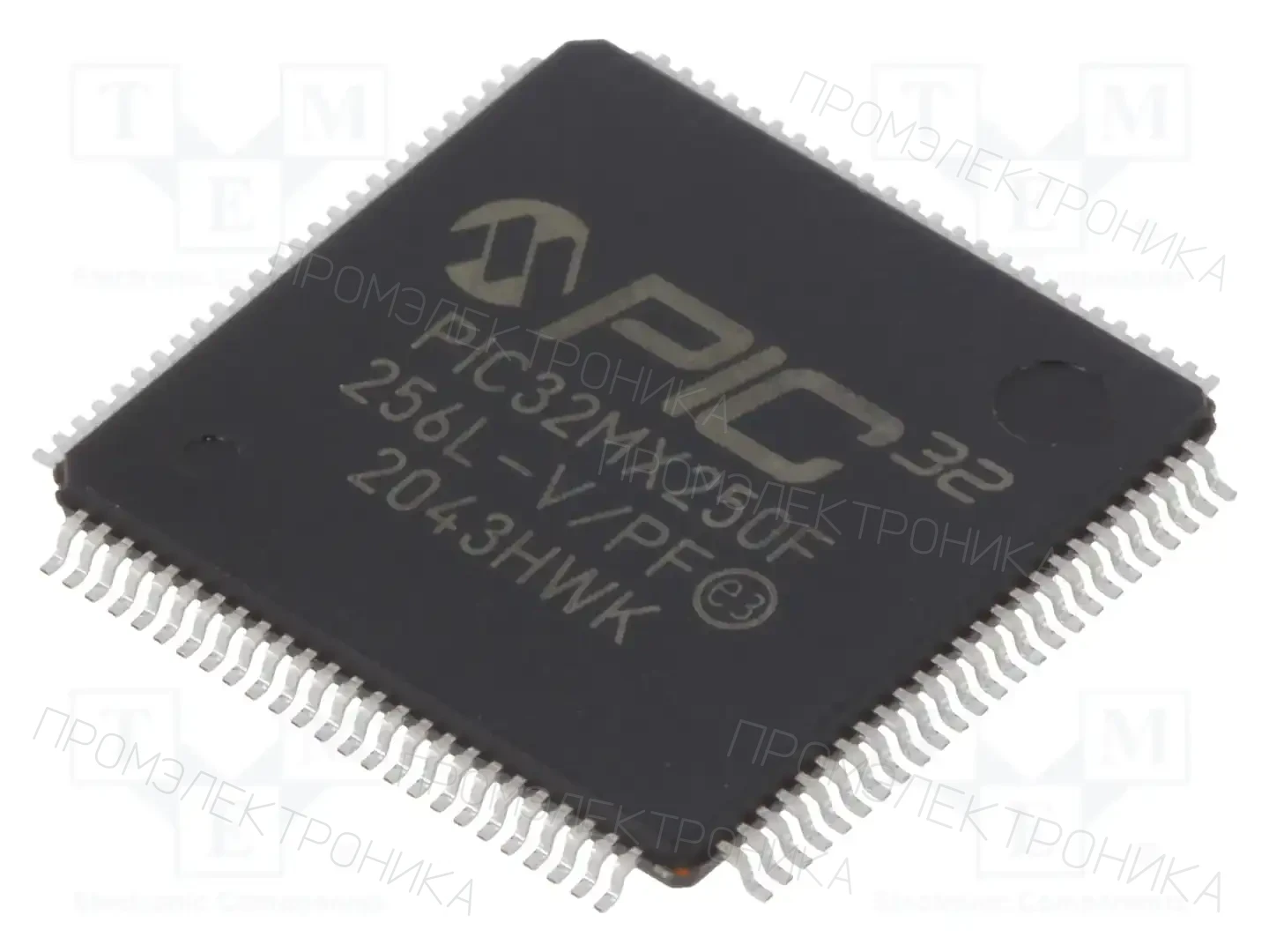 Microchip Technology PIC32MX250F256L-V/PF — Линейка PIC32 32-bit