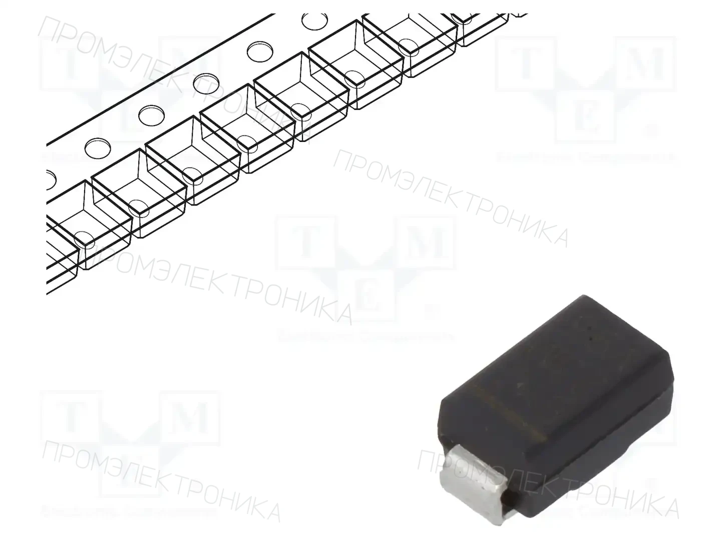 VISHAY BYG23M-E3/TR — Универсальные диоды SMD