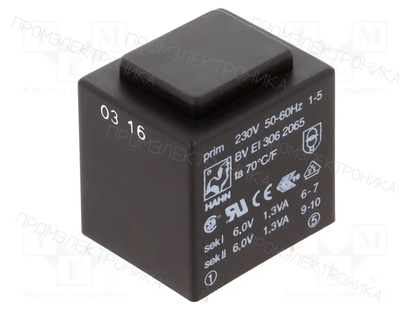 HAHN BV EI 306 2065 — Трансформаторы PCB