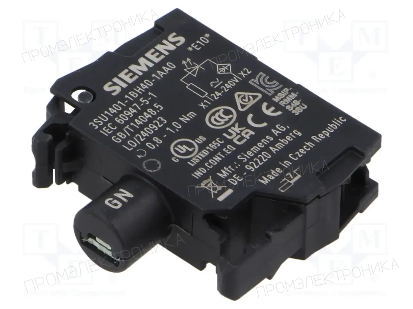 SIEMENS 3SU1401-1BH40-1AA0 — Панельные аксессуары стандартные