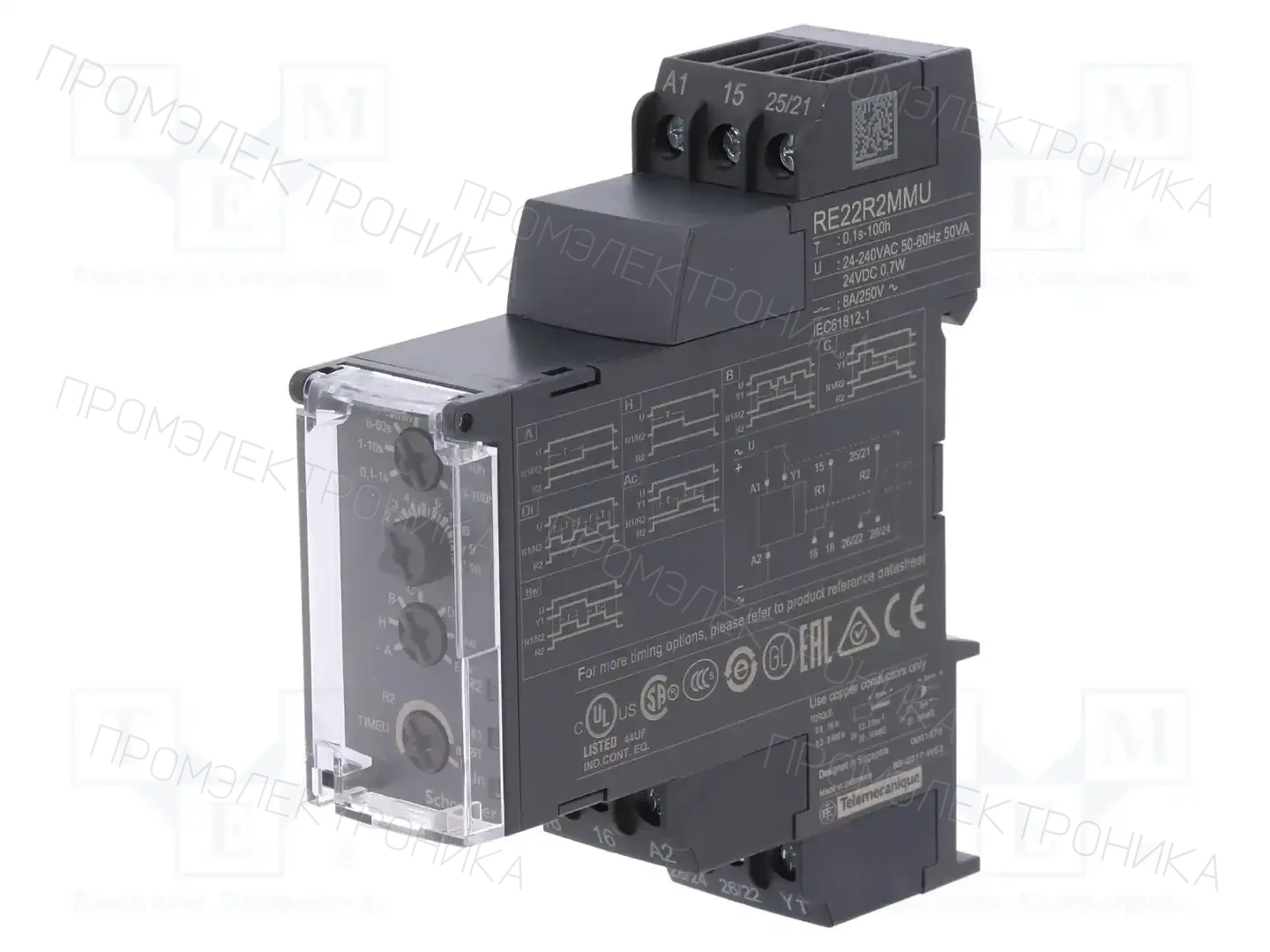 SCHNEIDER ELECTRIC RE22R2MMU — Временные аналоговые реле