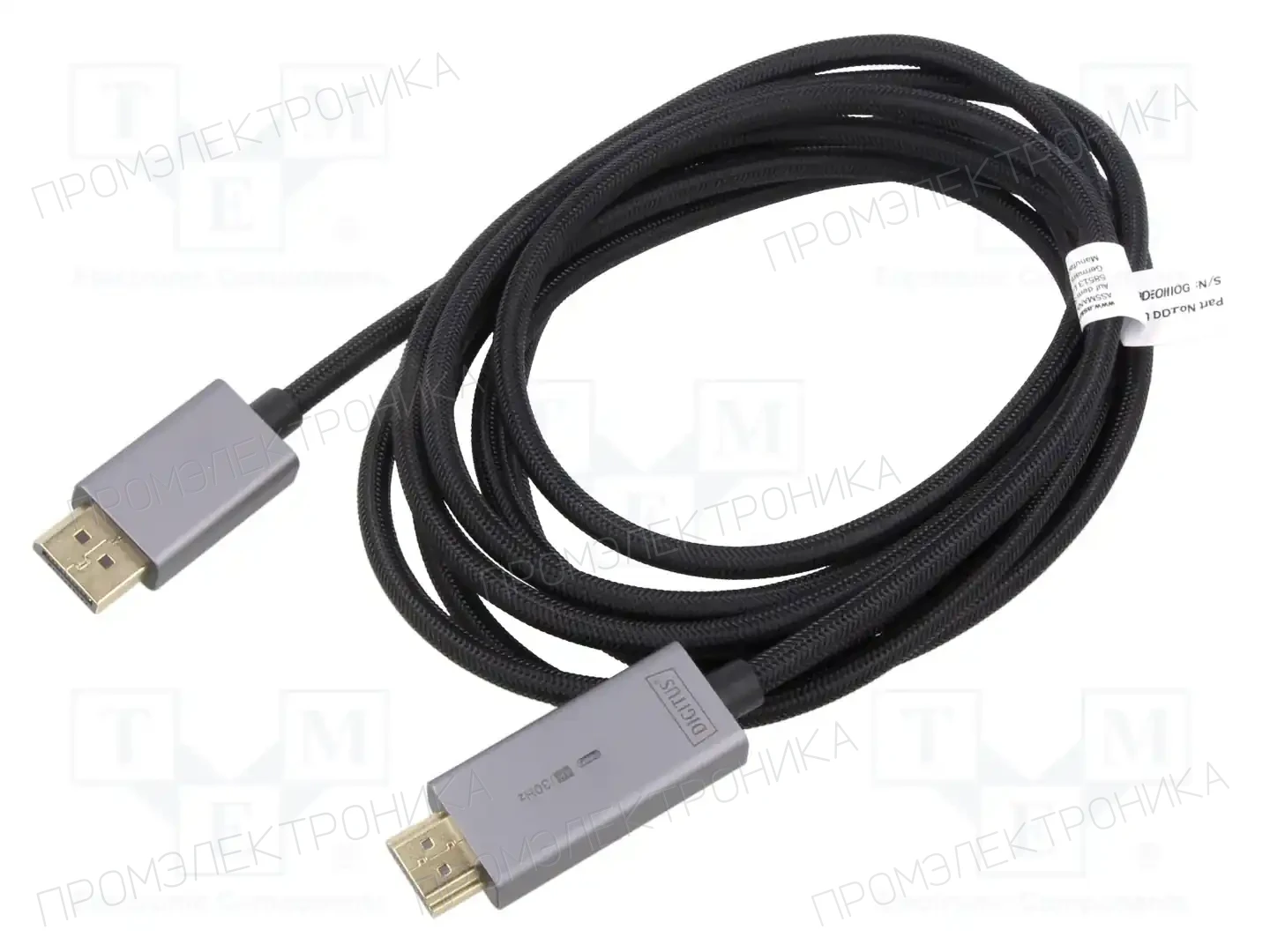 DIGITUS DB-340202-030-S — Кабели и адаптеры HDMI, DVI, DisplayPort