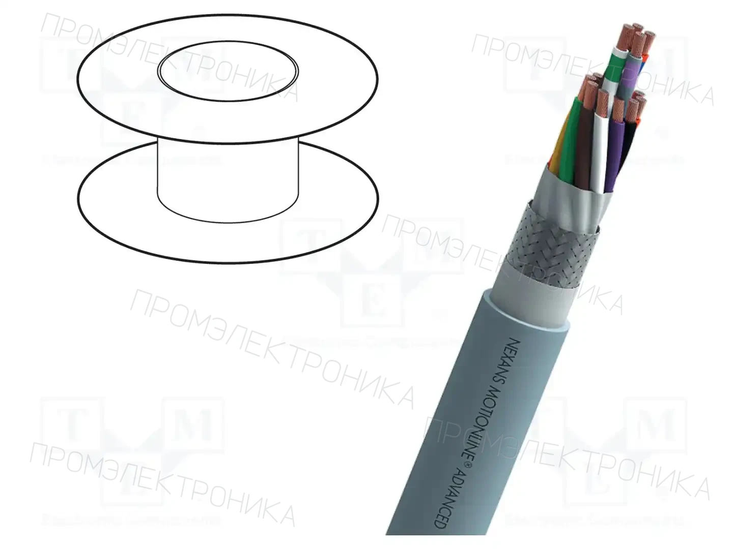 NEXANS Q103404E100 — Провода многожильные экранированные