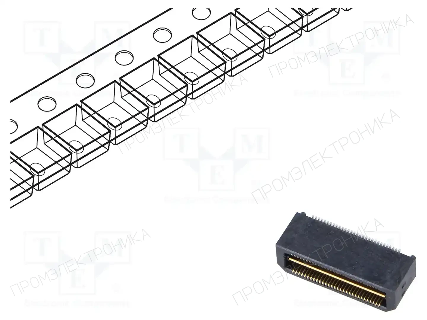 SAMTEC QTH-030-02-L-D-A-K-TR — Разъeмы пластина - пластина