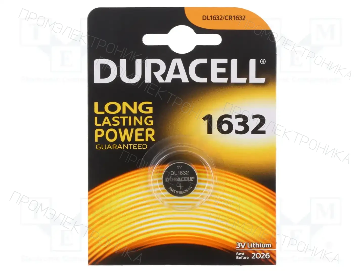 DURACELL DL1632 — Батареи