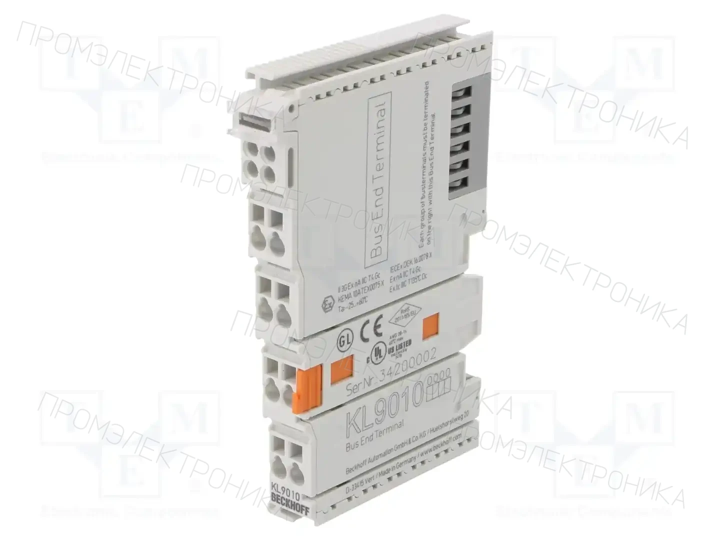 Beckhoff Automation KL9010 — Системы и модули ввода/вывода (I/O)