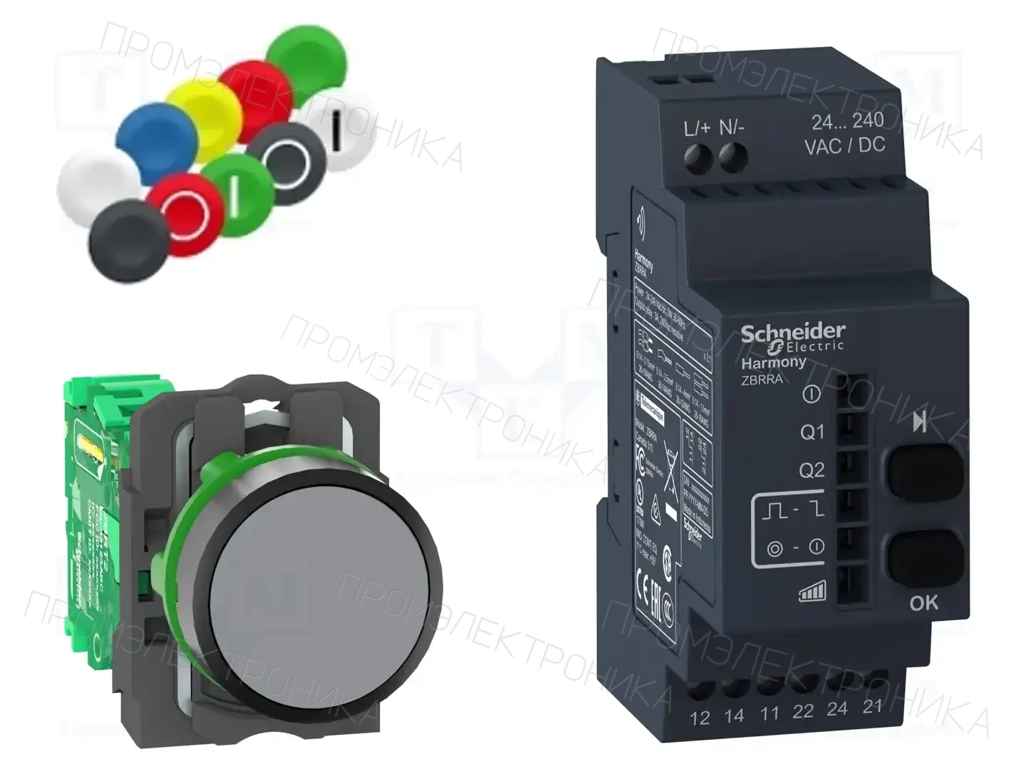 SCHNEIDER ELECTRIC XB5RFA02 — Переключатели панельные стандартные 22мм