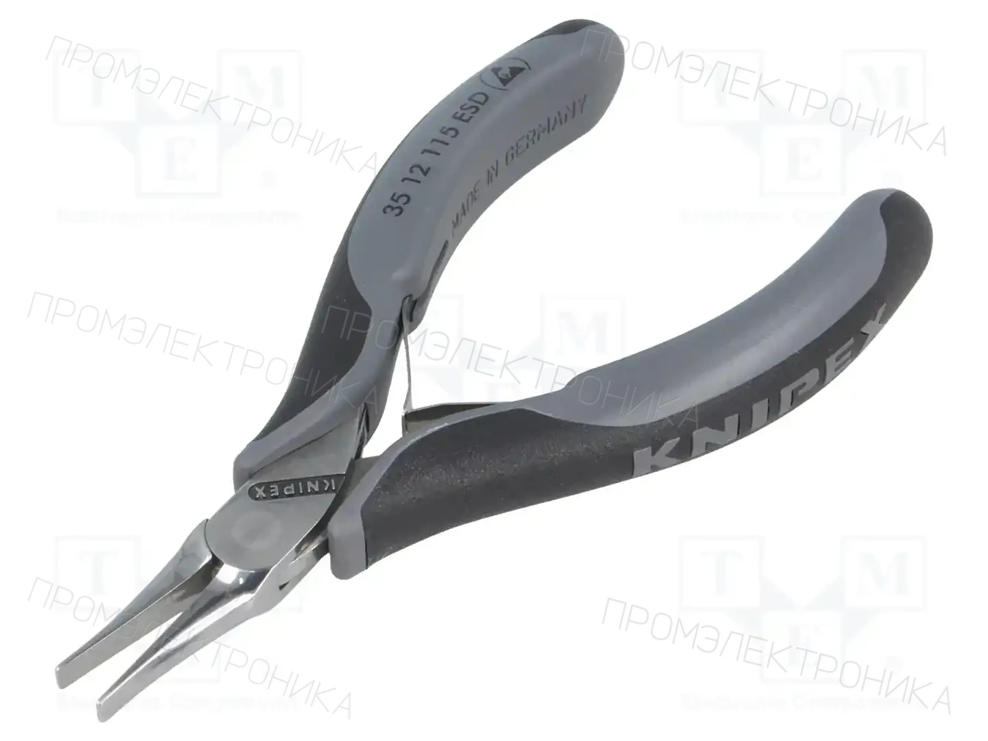 KNIPEX 35 12 115 ESD — Клещи-кусачки плоские и полукруглые