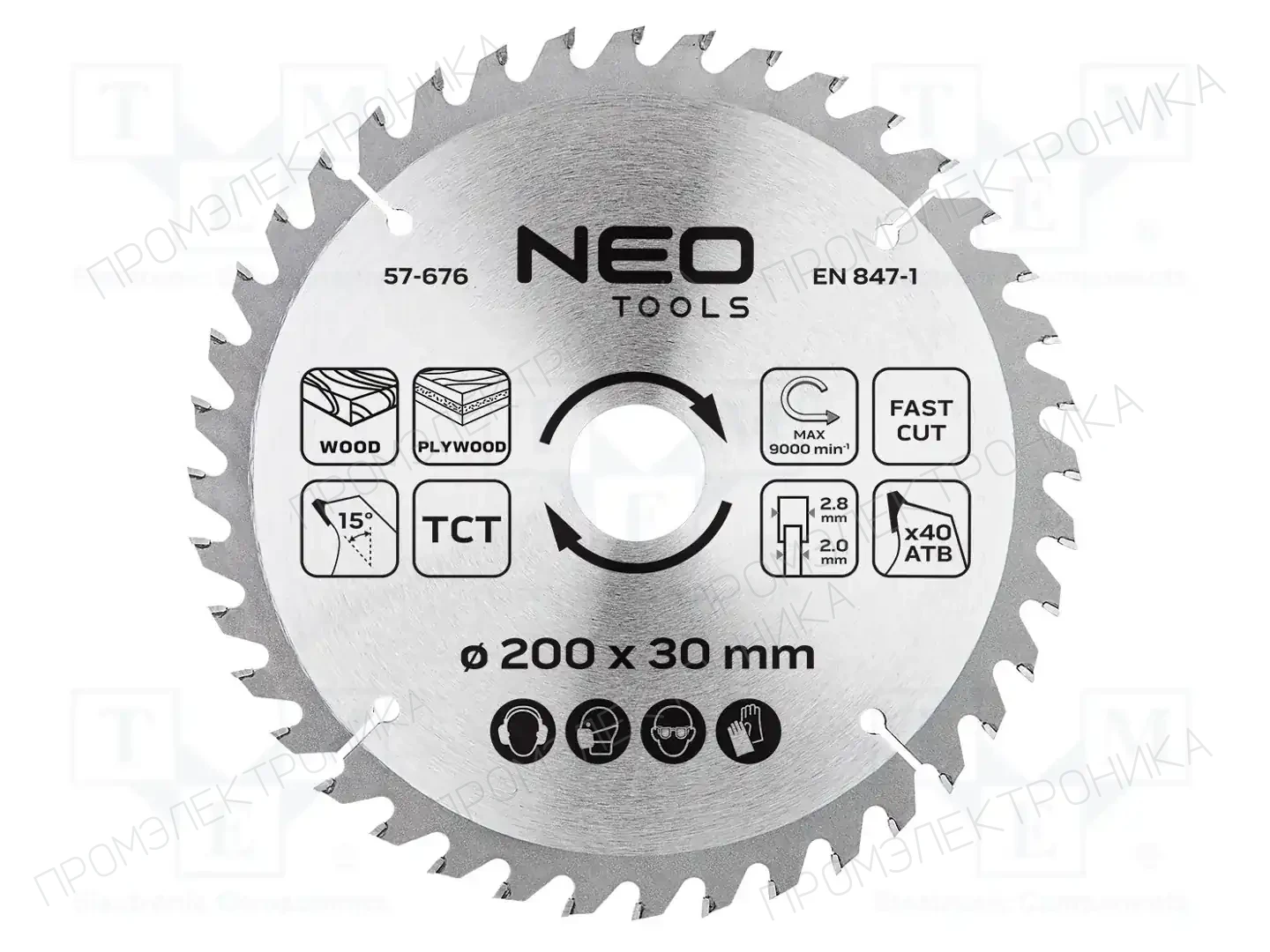NEO TOOLS 57-676 — Диски для резки и шлифовки