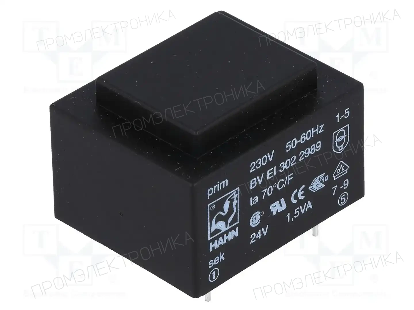 HAHN BV EI 302 2989 — Трансформаторы PCB
