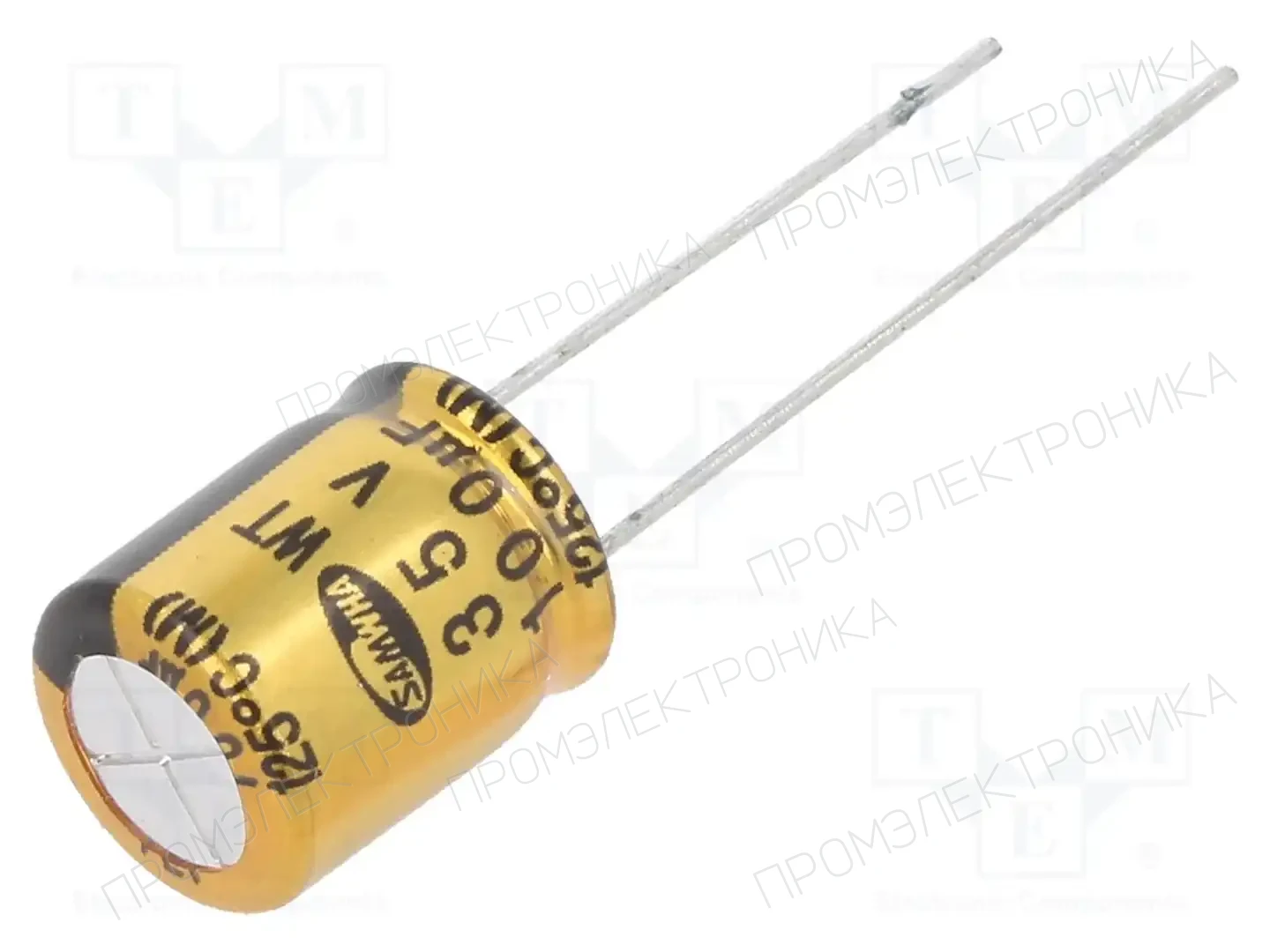 SAMWHA WT1V107M1012MPA — Конденсаторы электролитические THT
