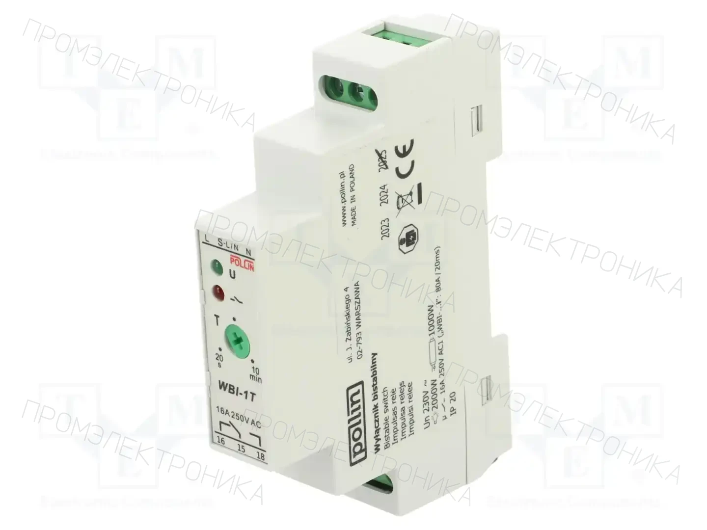 POLLIN WBI-1T — Монтажные реле
