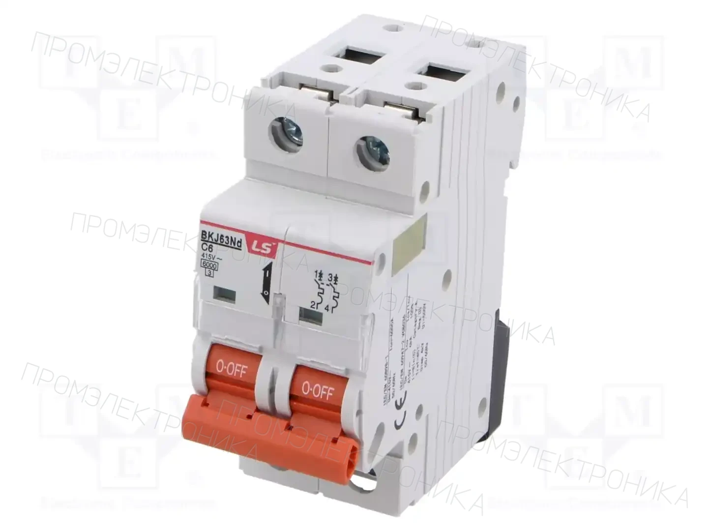 LS ELECTRIC BKJ63ND 2P C6 — Выключатели максимального тока