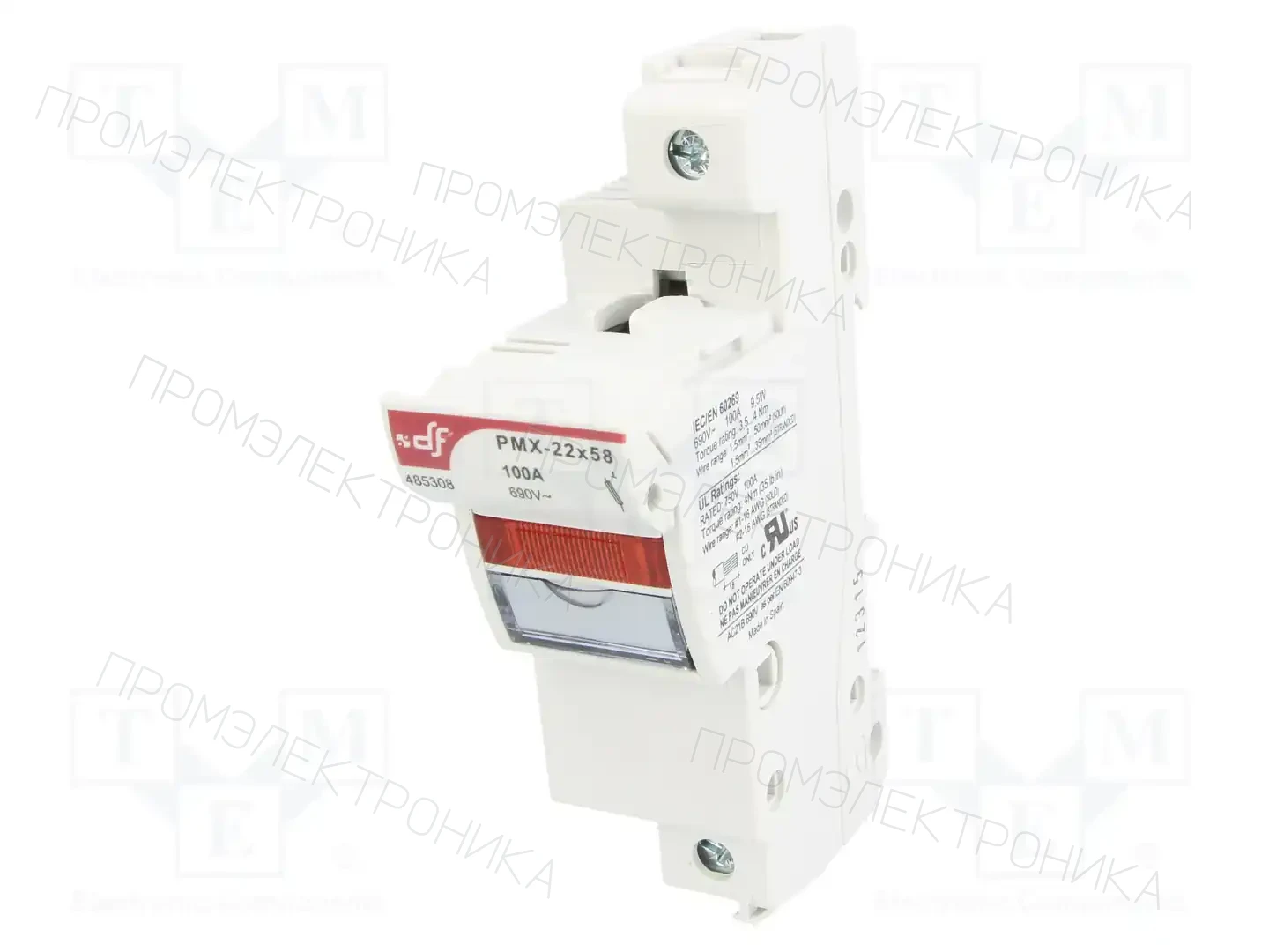DF ELECTRIC 485308 — Гнезда предохранительные на DIN-рейку