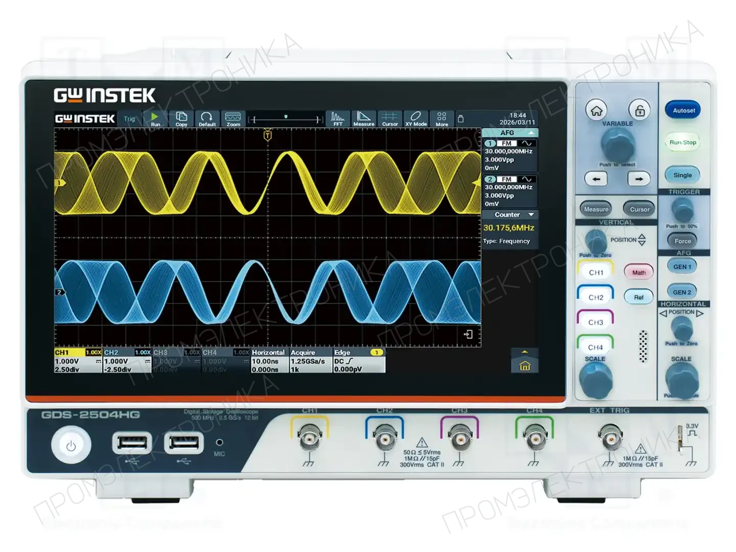 GW INSTEK GDS-2354HG — Осциллоскопы цифровые