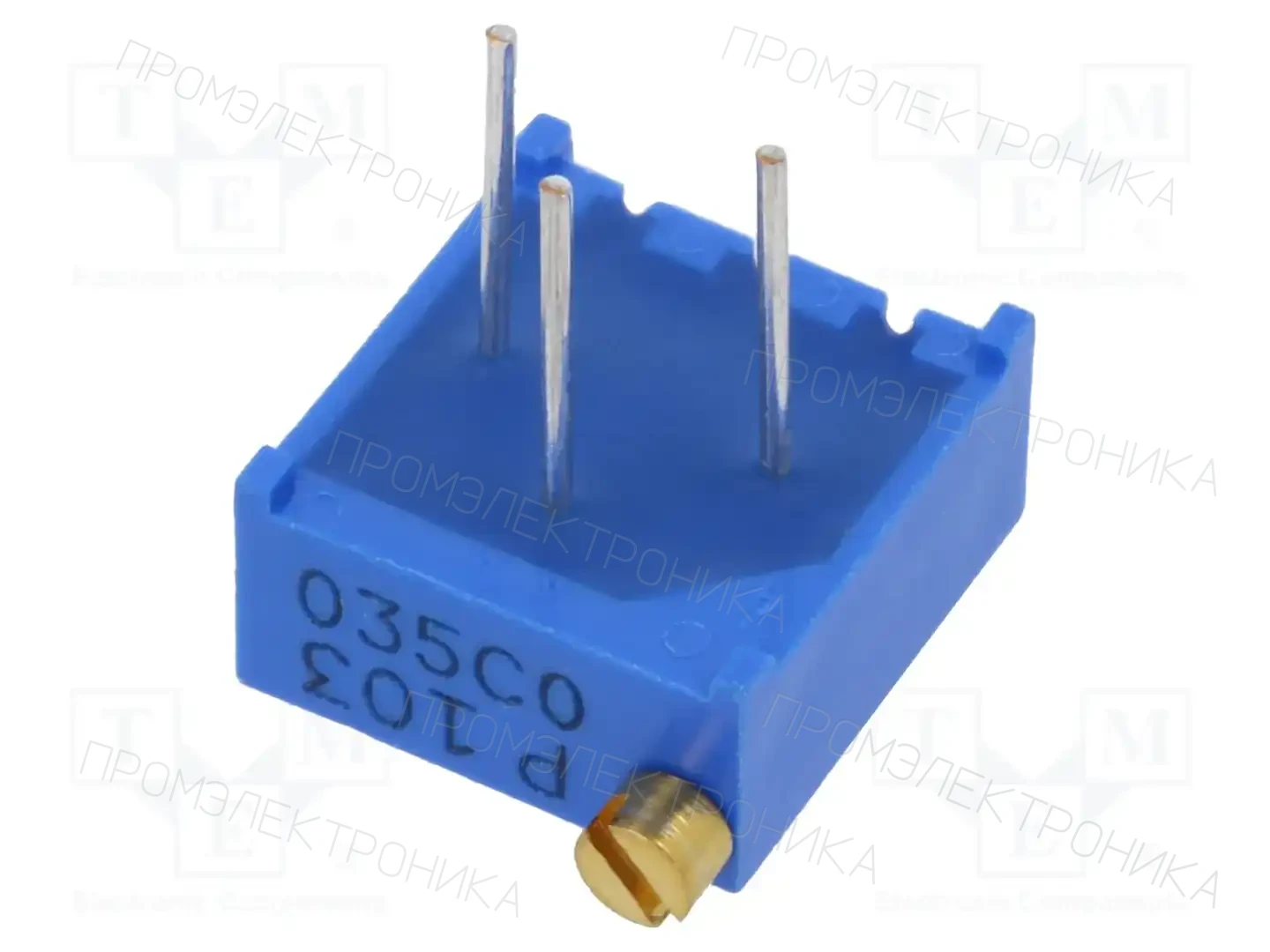 BOURNS 3296P-1-103LF — Потенциометры THT многооборотные 3/8 дм