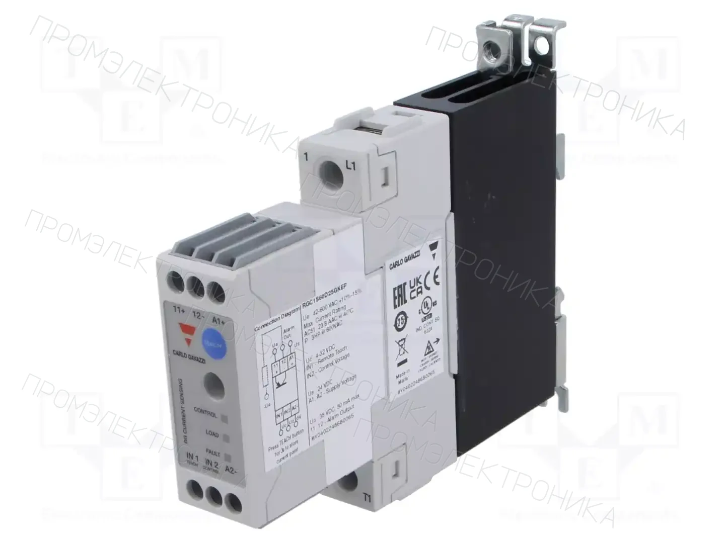 CARLO GAVAZZI RGC1S60D25GKEP — Реле SSR однофазные
