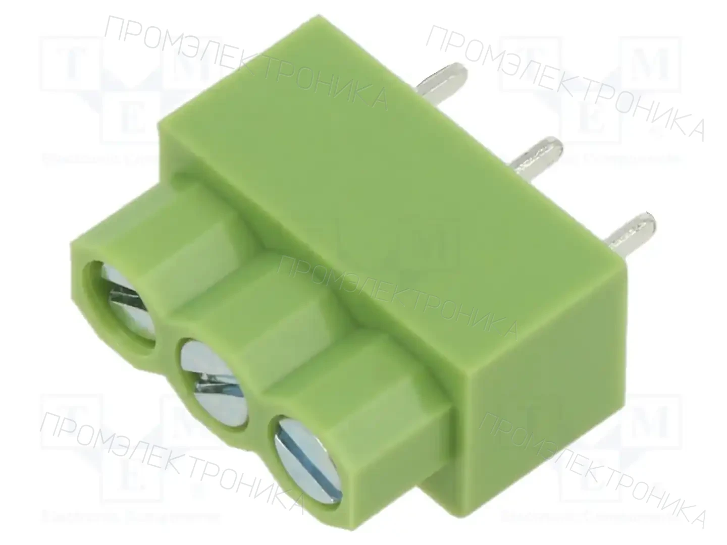 XINYA XY166-3P 5.0MM GREEN — Клеммные колодки для печатных плат