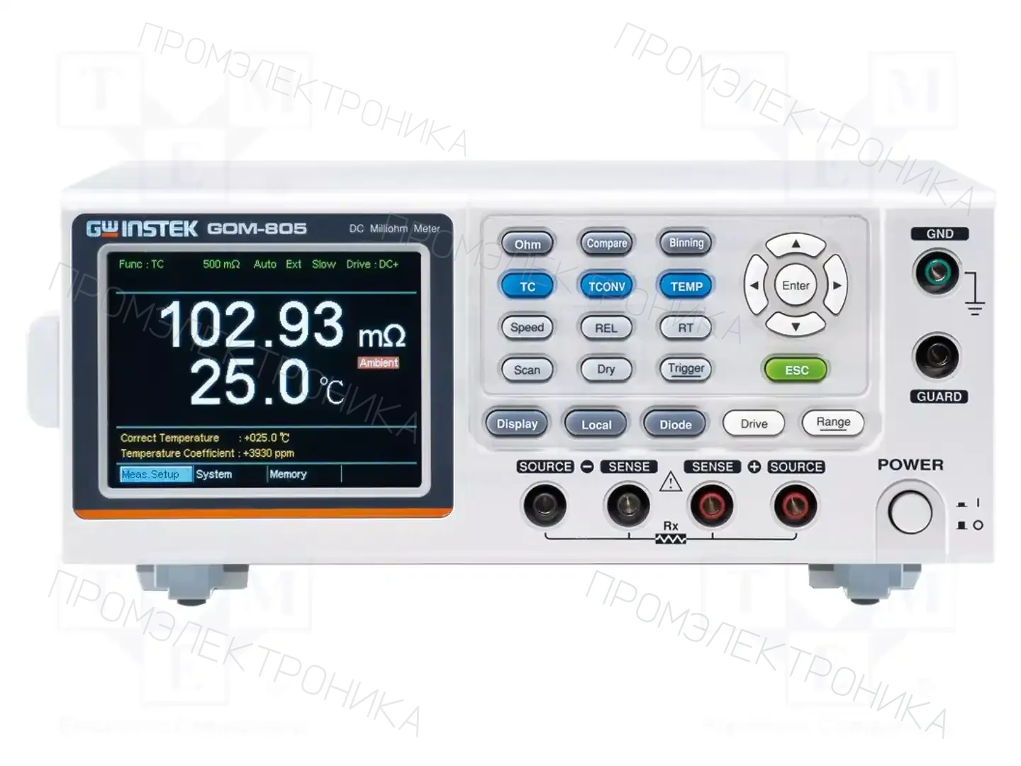 GW INSTEK GOM-805 — Милиомметр