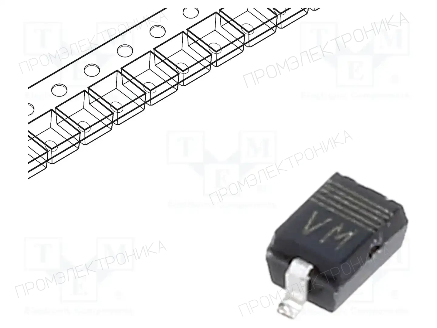 NEXPERIA PZU12B2A,115 — Стабилитроны SMD
