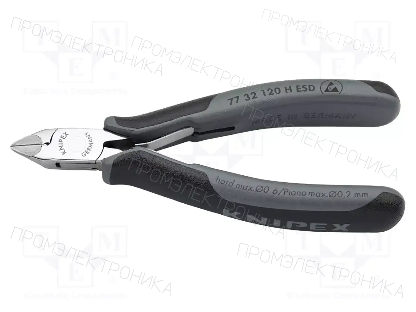 KNIPEX 77 32 120 H ESD — Клещи-кусачки для резки