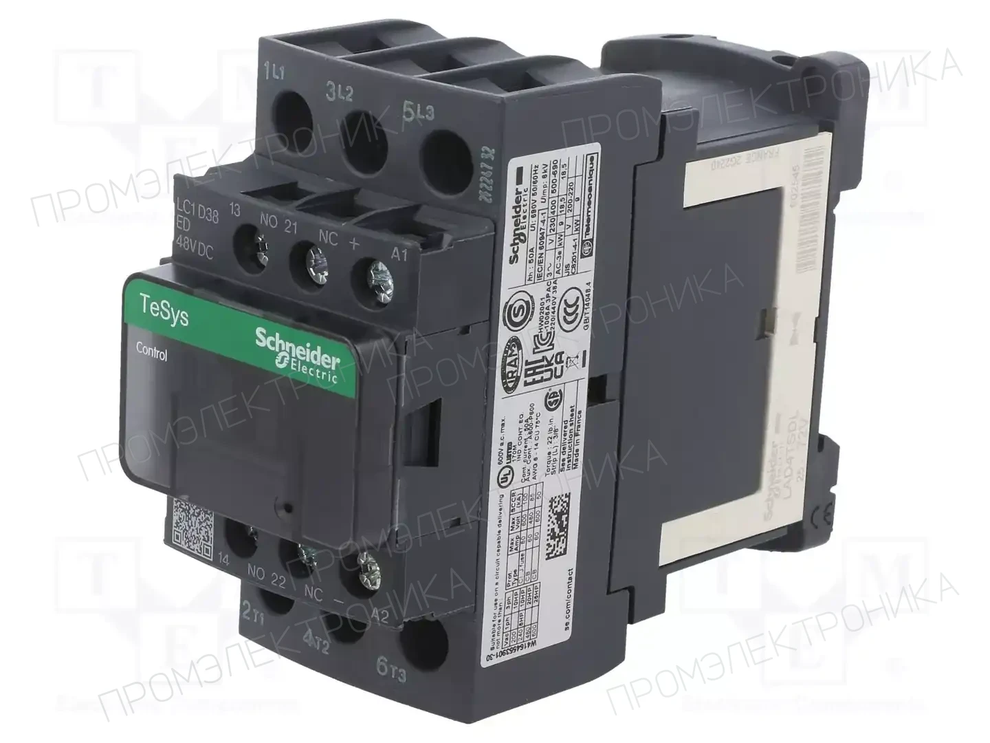 SCHNEIDER ELECTRIC LC1D38B7 — Контакторы - главные модули