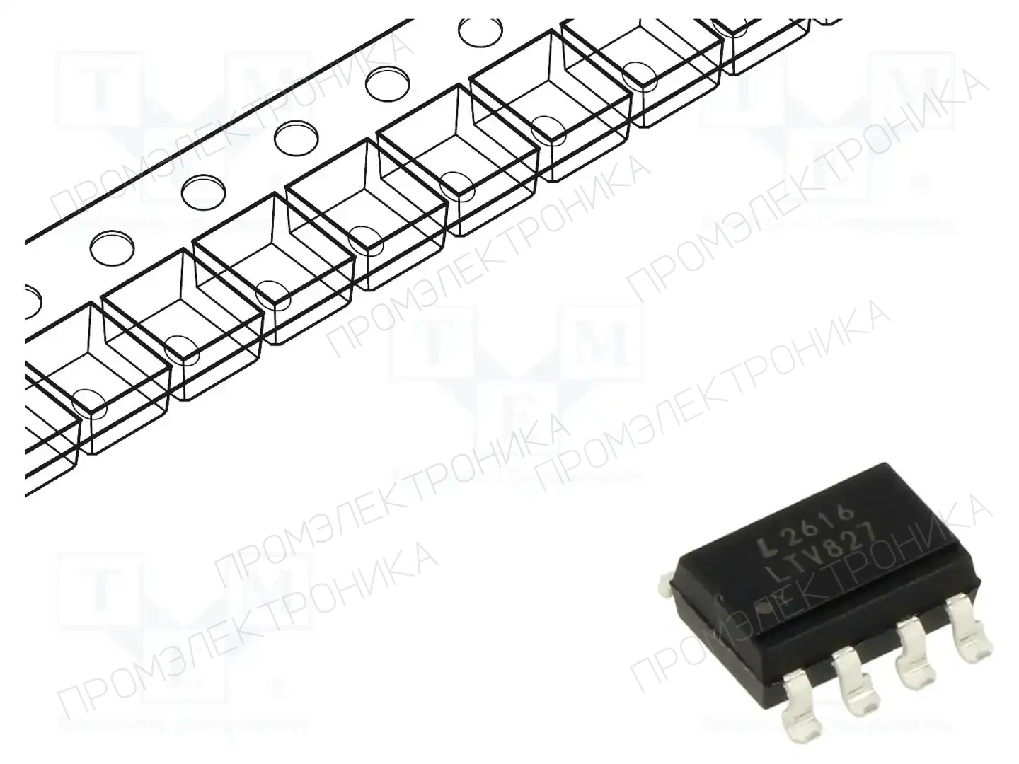 LITEON LTV-827S-TA1 — Оптроны – аналоговый выход