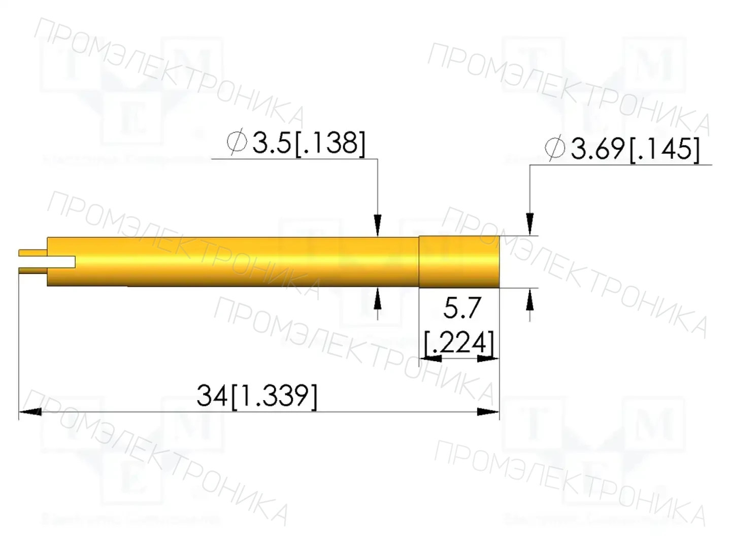INGUN KS-VF4 — Гнёзда для измерительных щупов