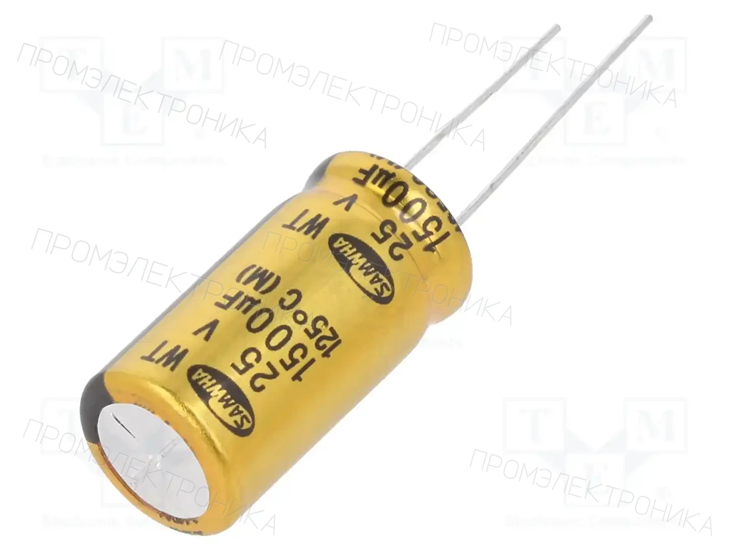 SAMWHA WT1E158M12025PL — Конденсаторы электролитические THT