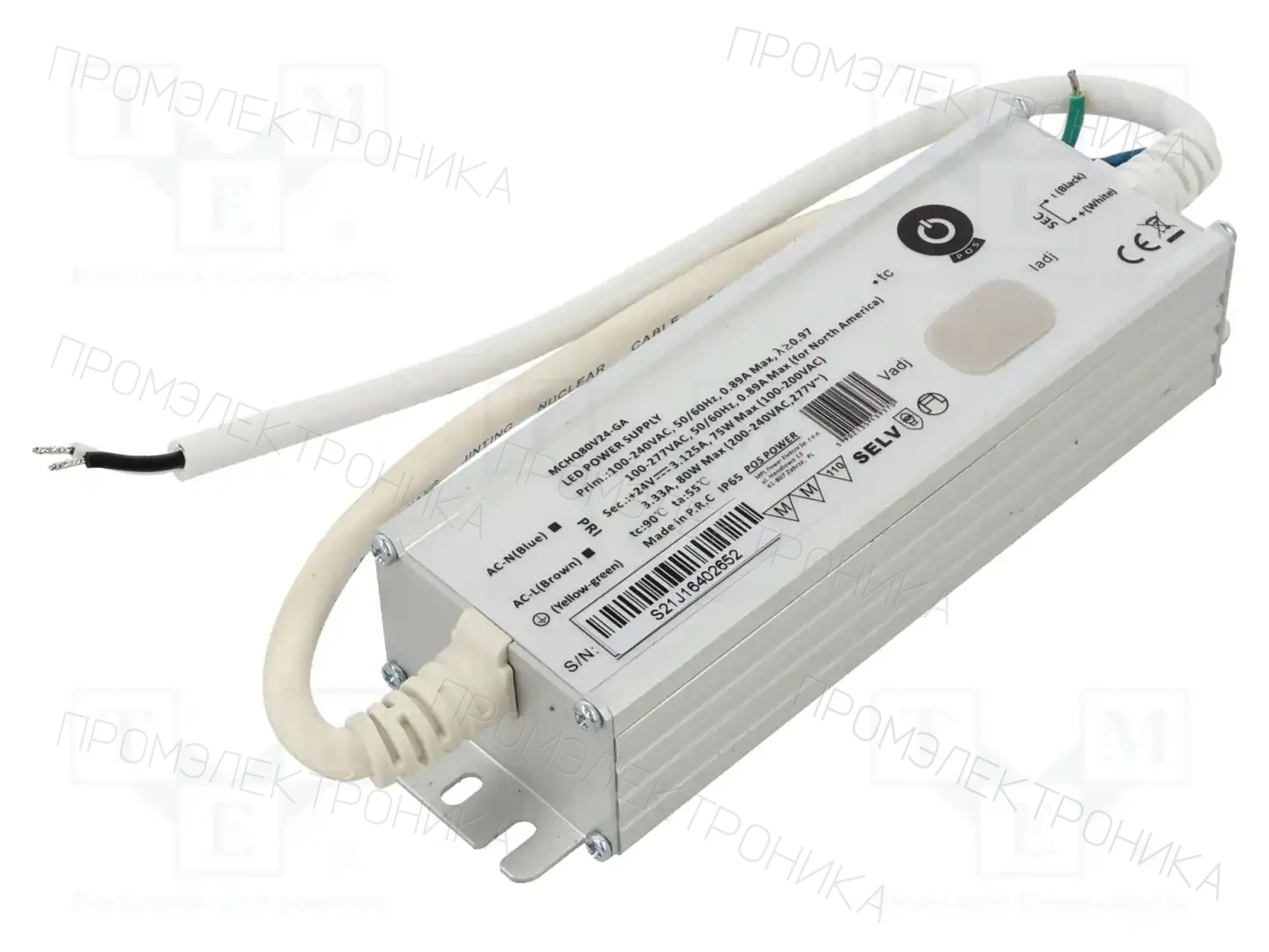 POS MCHQ80V24-GA — Блоки питания для LED