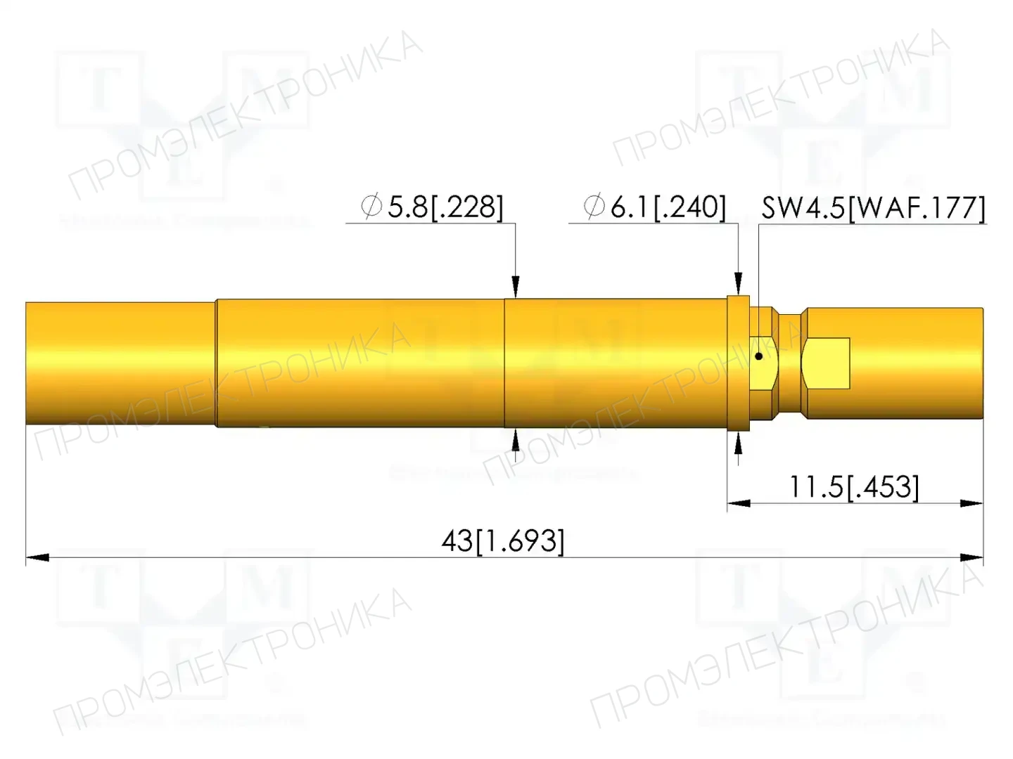 INGUN HFS-858 303 074 A 5343 MSMB — Измерительные щупы