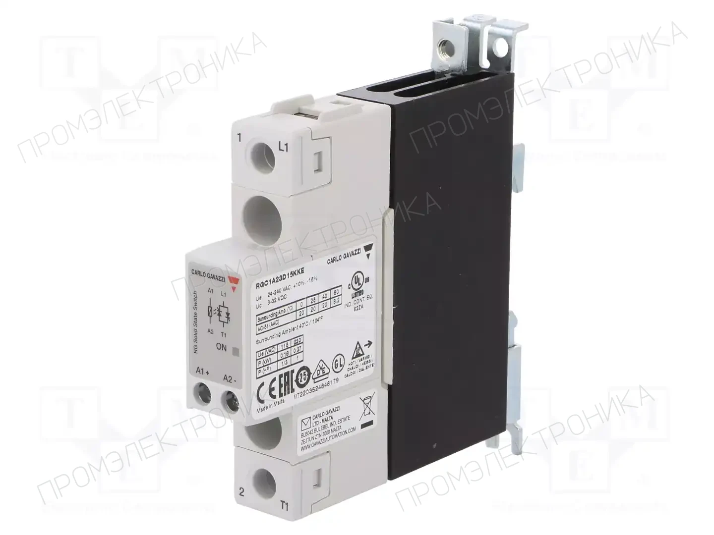 CARLO GAVAZZI RGC1A23D15KKE — Реле SSR однофазные