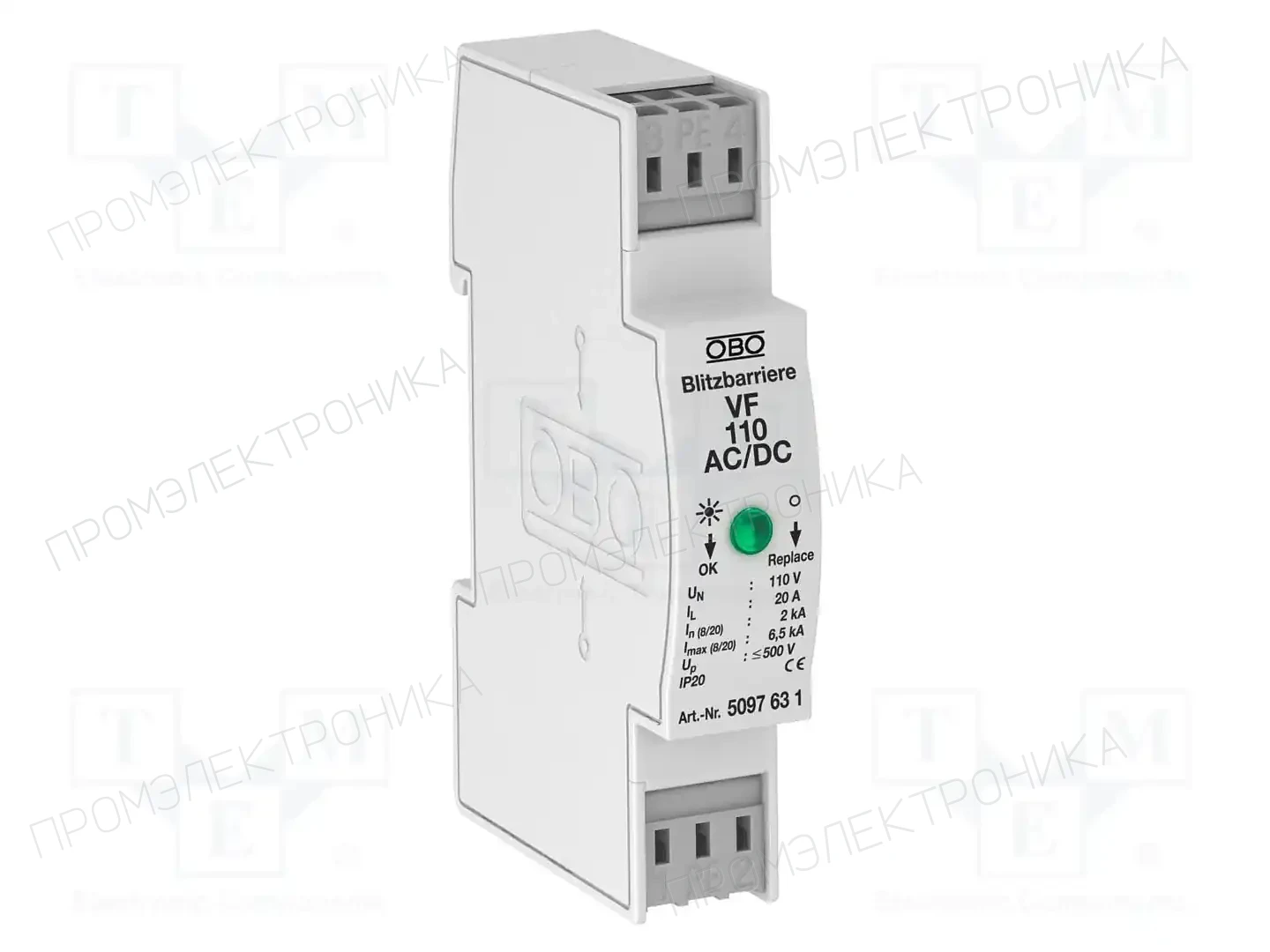 OBO BETTERMANN VF110-AC DC — Ограничители перенапряжения