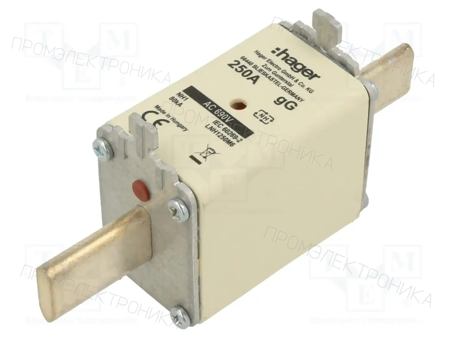 HAGER LNH1250M6 — Предохранители NH