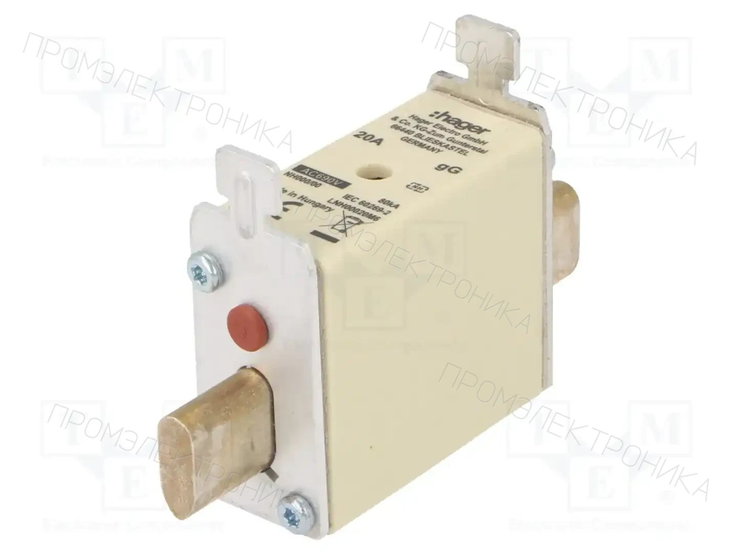 HAGER LNH00020M6 — Предохранители NH