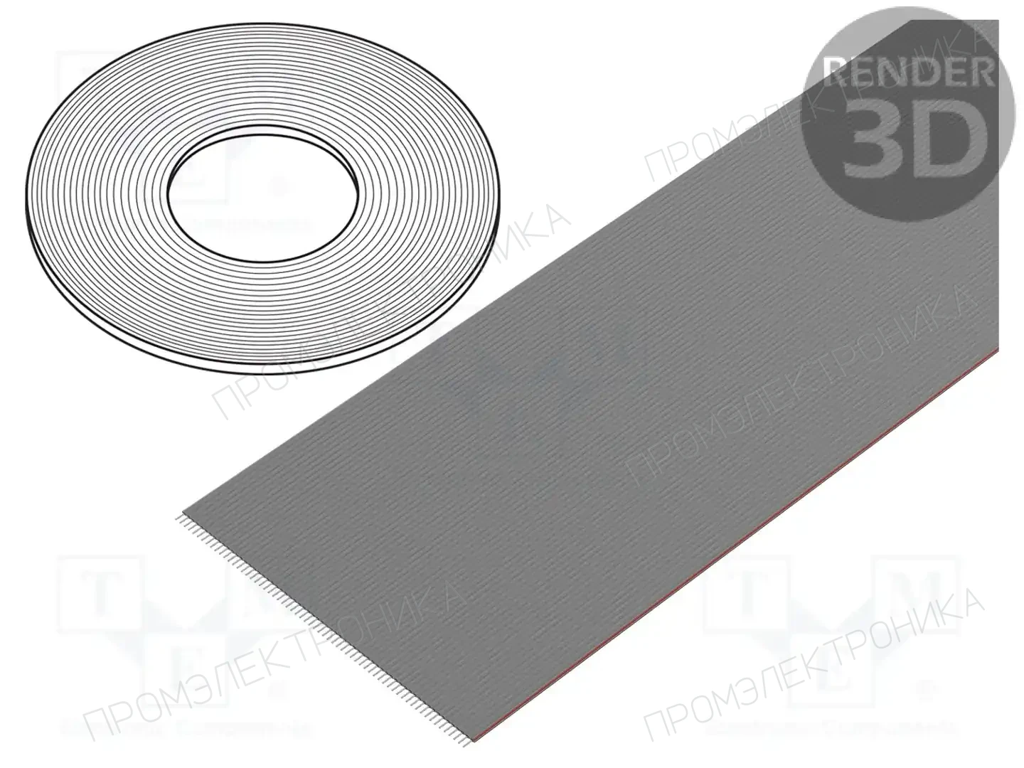 CONNFLY DS1057-64A282R-30.5 — Провода ленточные одноцветные
