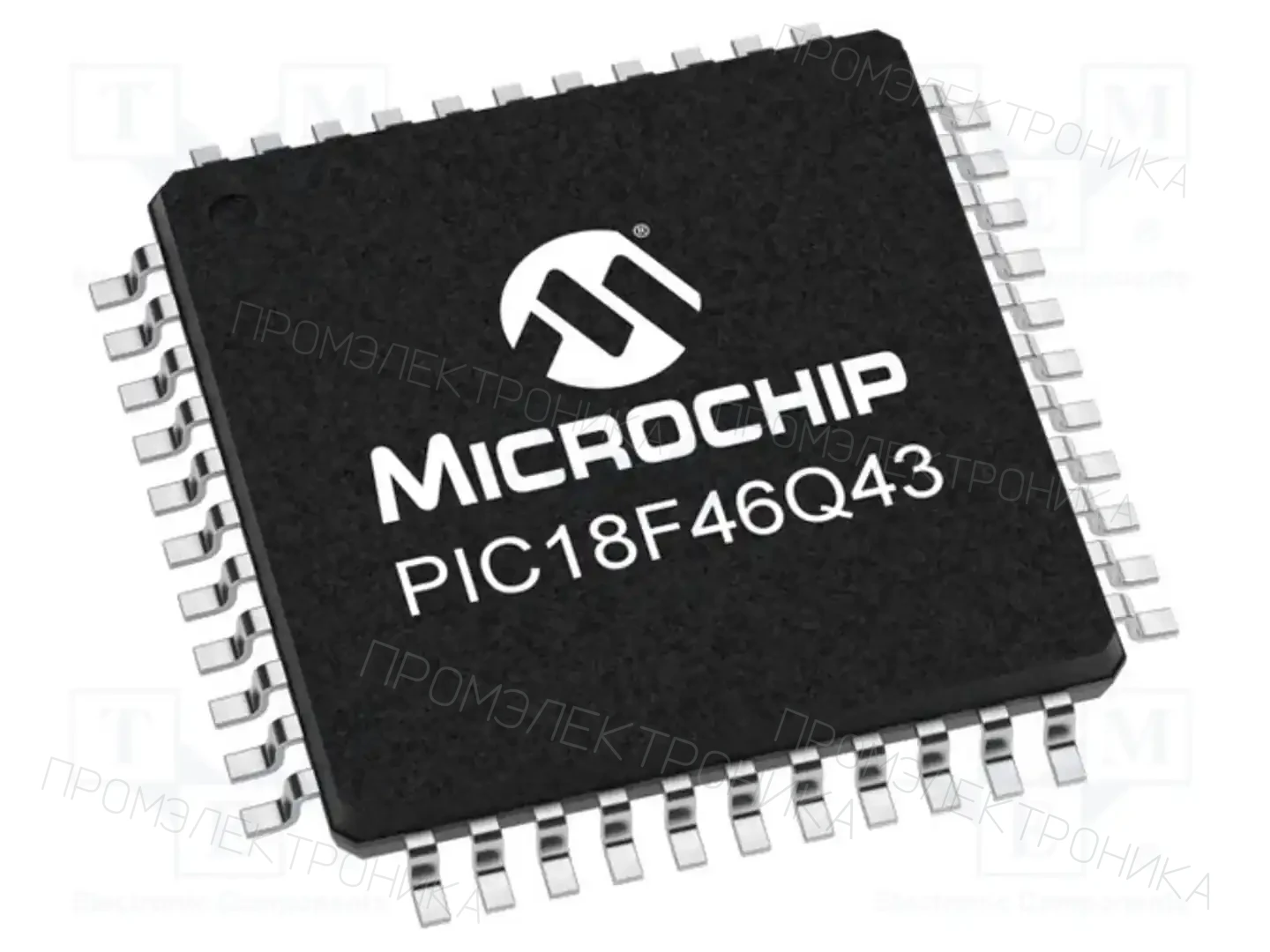Microchip Technology PIC18F46Q43T-I/PT — Линейка PIC 8-bit