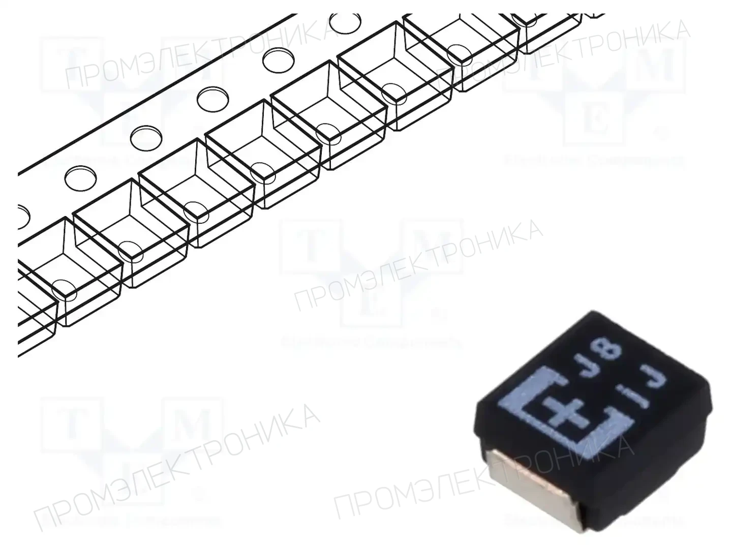 PANASONIC 6TPE220MAPB — Конденсаторы полимерные SMD