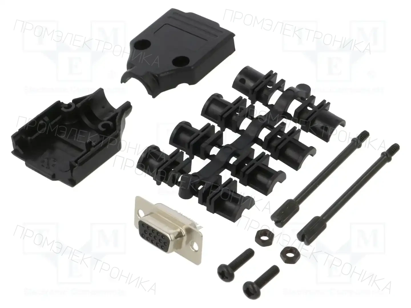 MH CONNECTORS MHDTPPK9HD15FSK — Штекеры и гнезда D-Sub
