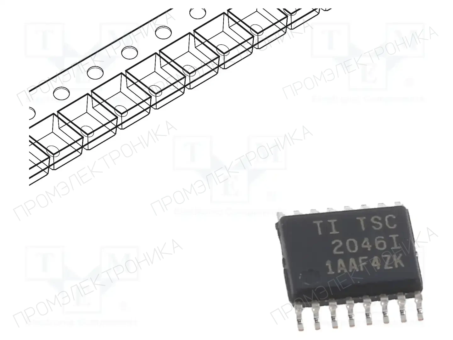 Texas Instruments TSC2046IPWR — Драйверы - микросхемы