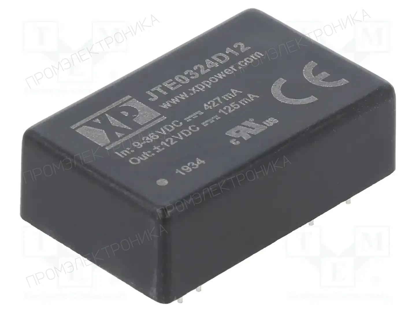 XP POWER JTE0324D12 — Преобразователи DC/DC