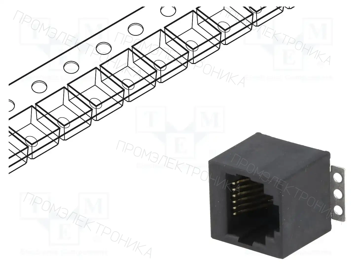 ENCITECH RJJU-66-143-E1V-014 — Разъeмы RJ