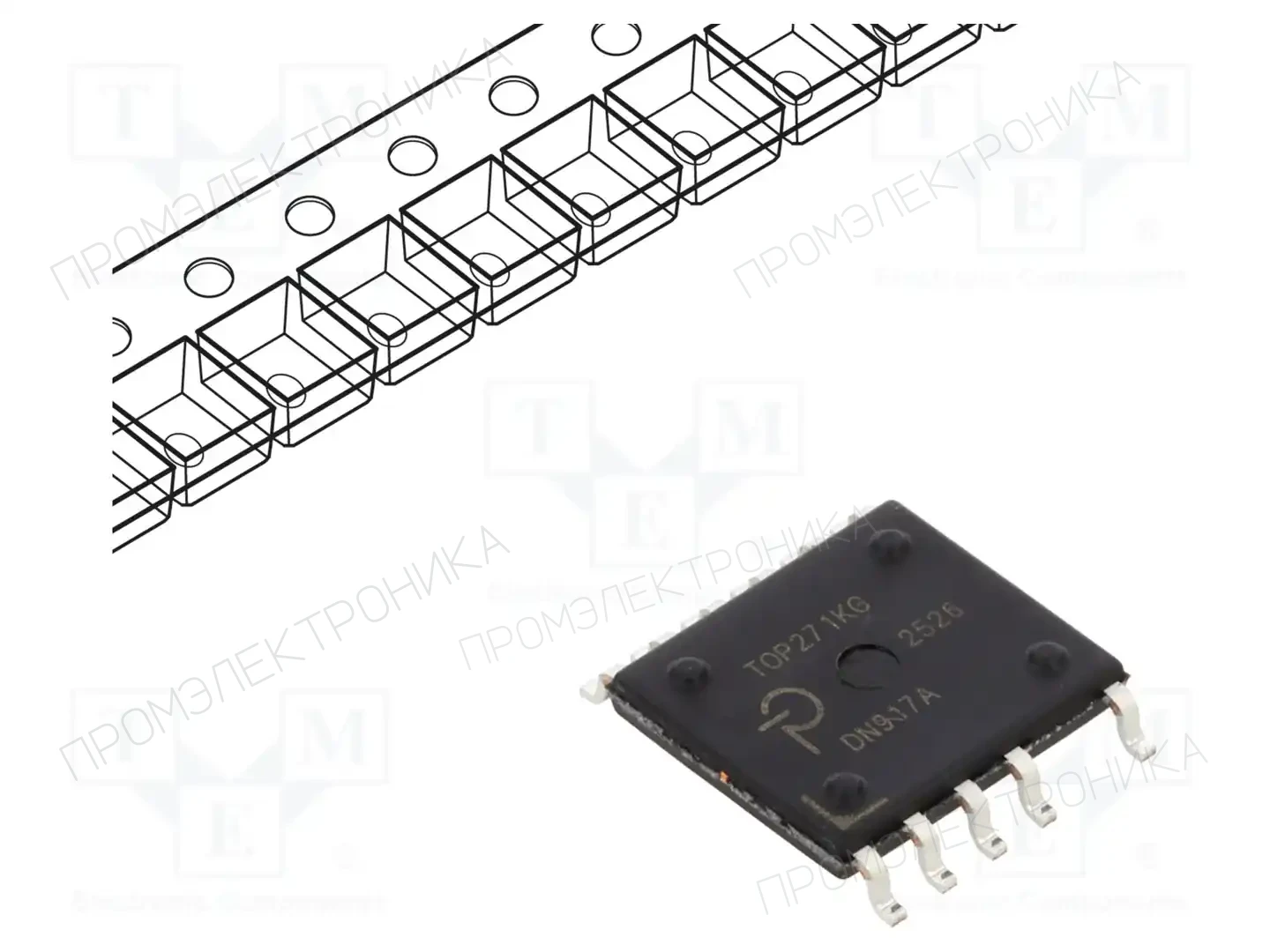 POWER INTEGRATIONS TOP271KG-TL — Регуляторы напряжения - микросхемы ШИМ