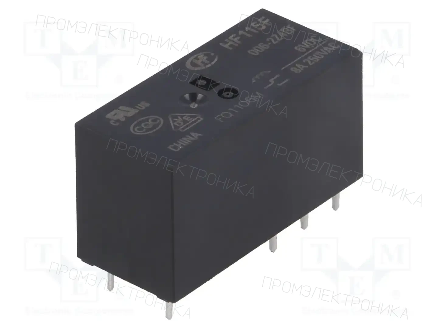 HONGFA RELAY HF115F/006-2Z4B — Реле электромагн. миниатюрные