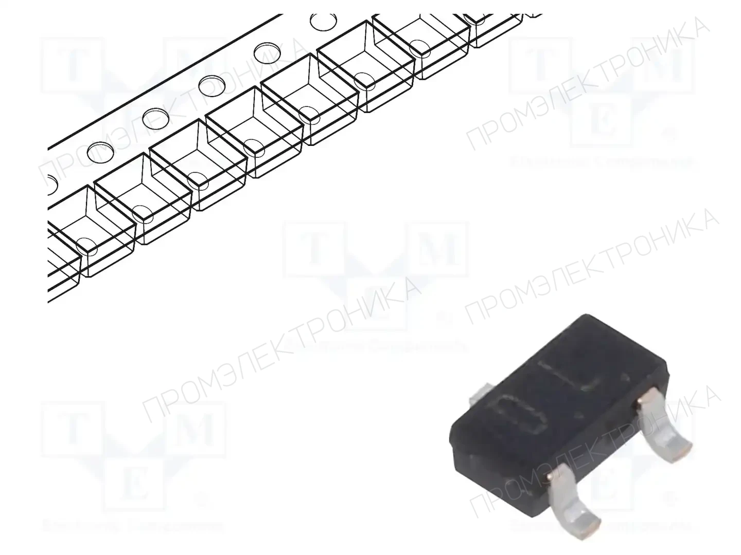 TOSHIBA 2SC2713-BL(TE85L,F — Транзисторы NPN SMD