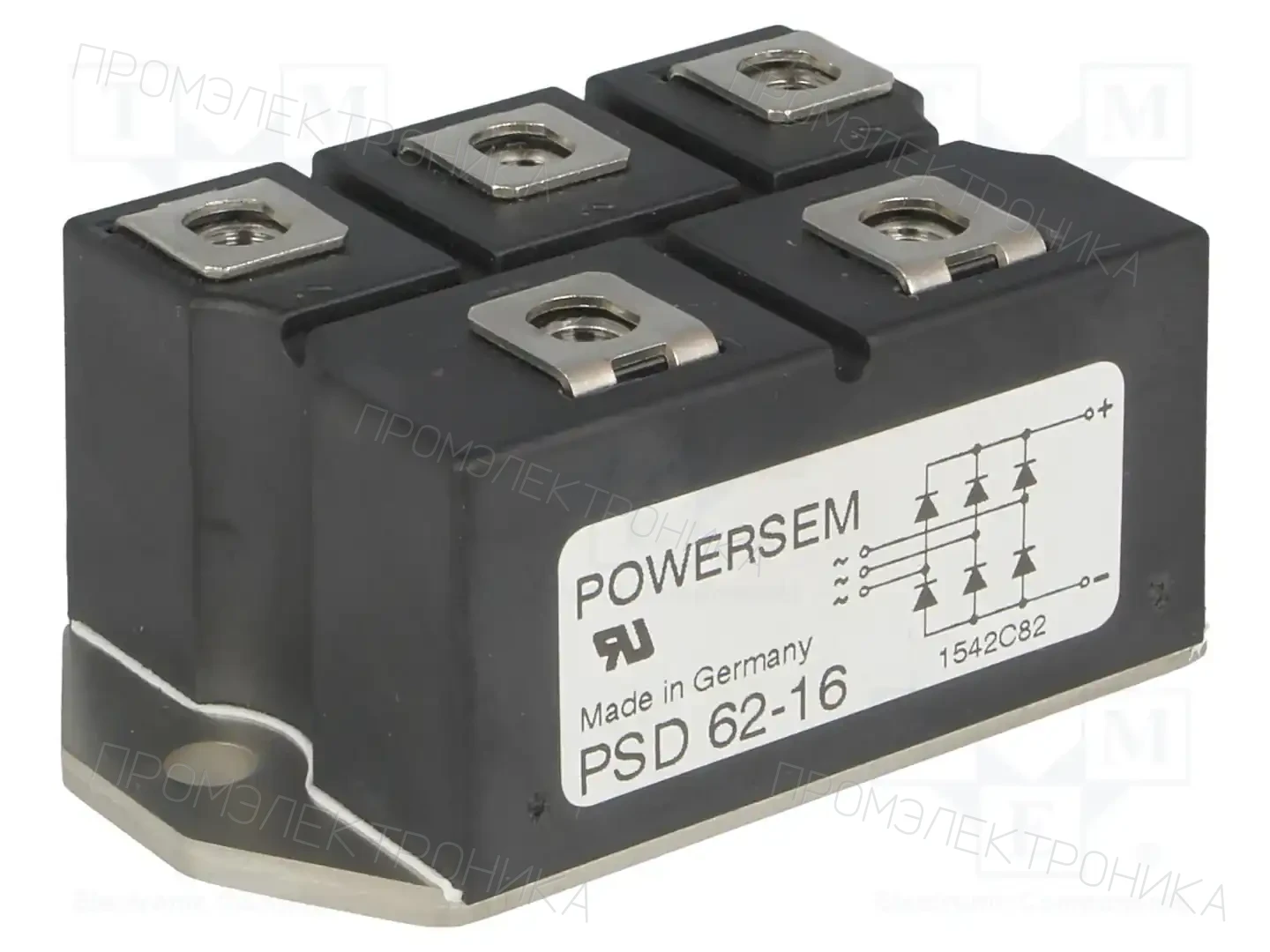 POWERSEM PSD 62/16 — Трехфазные мосты диодные